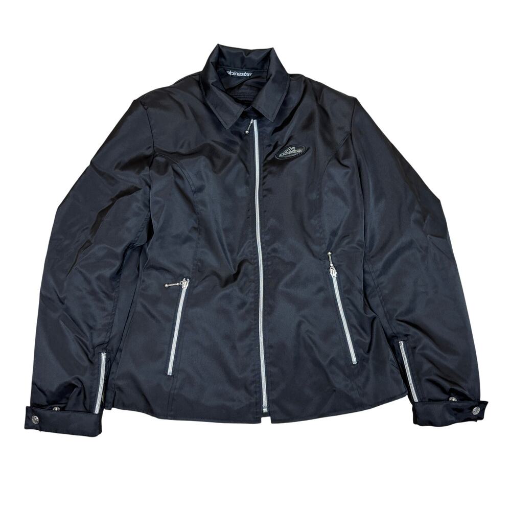 Alpinestars Padded Armored Motorcycle Jacket Women's Medium Biker Y2K